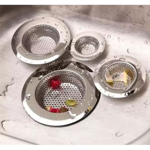 product_image_name-Generic-2 in 1 Stainless Steel Kitchen  Sink Drain Strainer-1