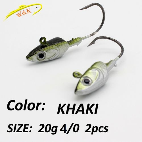 Generic 2 Pcs 20g Jig Head For Soft Fishing Lure Inshore Fishing