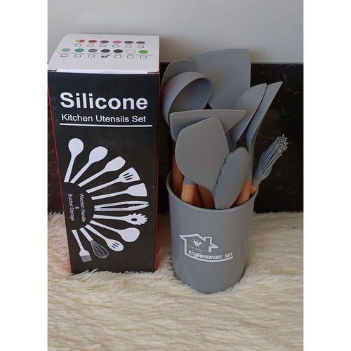 product_image_name-Generic-12pcs Silicone spoons set-1