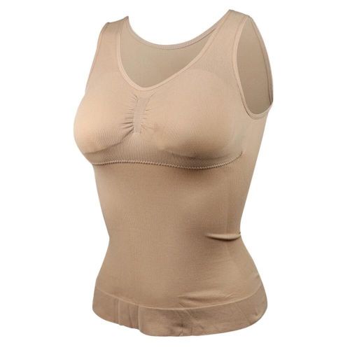 Fashion Women Shapewear Padded Tummy Control Tank Top Slimming Camisole  Removable Body Shaping Compression Vest Corset @ Best Price Online