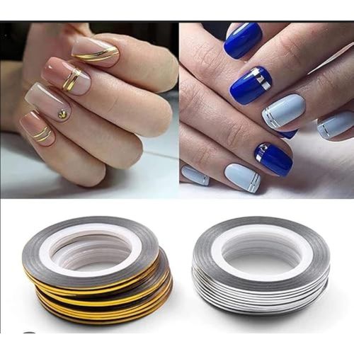 product_image_name-Generic-Nail strips available in gold and silver -1