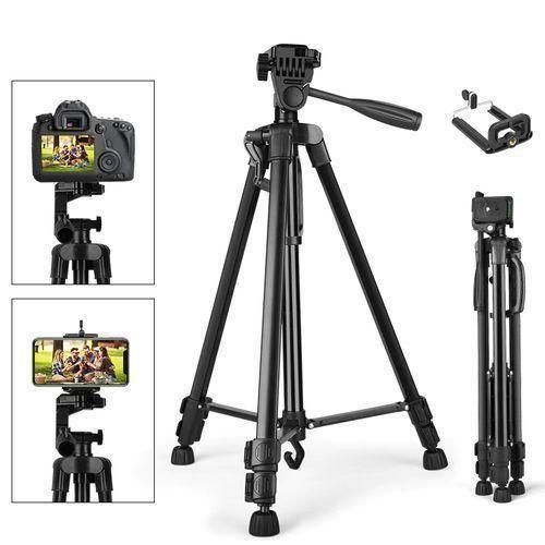 product_image_name-Generic-Phone/SLR Camera Tripod Stand Max Height 1.4M-1