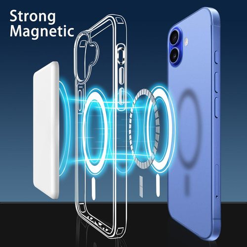 product_image_name-Generic-iPhone 16 Phone Case, Clear Magnetic Magsafe Compatible Protective Phone Cover for Second Device-2