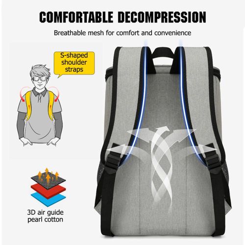 Generic Cooler Backpack Leak Proof Insulated Lunch Backpack for Women Men  Beach Camping Picnic Fishing Hiking @ Best Price Online