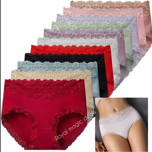 Fashion 4PCS Cotton Tummy Control Highwaist Seamless Panties @ Best Price  Online