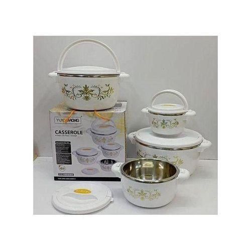 product_image_name-Casserole-4pcs Of Hotpots Hot Pot Serving Dishes Serveware Set 1000 2000 4000 And 6000ML-2
