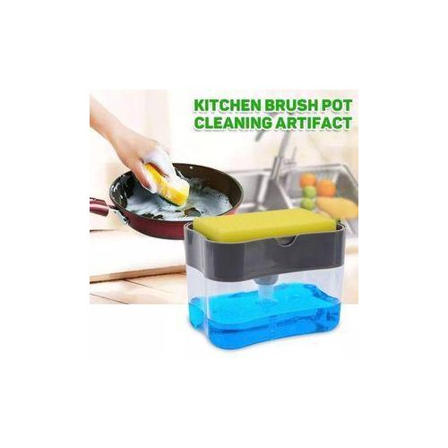 product_image_name-Generic-Multifunctional design Soap pump and sponge caddy-3