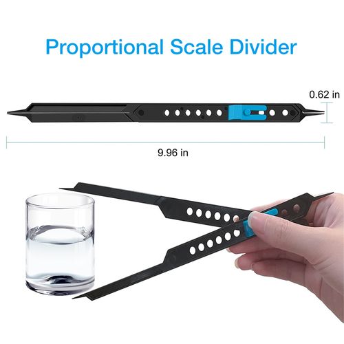 10 Inches Proportional Scale Divider Drawing Tool Comptiable With