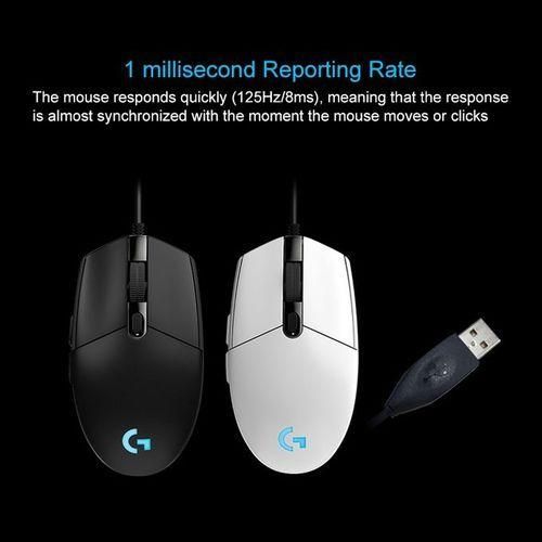 product_image_name-Logitech-G102 6-keys 6000DPI Wired Optical Gaming Mouse RGB-6