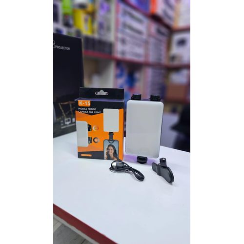 product_image_name-Generic-K15 Rechargeable Mobile Phone & Camera Fill Light – Adjustable LED, USB Charging-1
