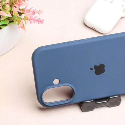 product_image_name-Generic-iPhone 17 Liquid Silicone Soft Case Silky Texture Impact Cover Case - Blue.-2