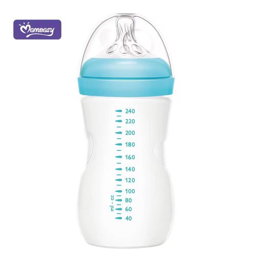 product_image_name-Momeasy-Glass Baby Feeding Bottle 240ml – Wide Neck, Anti-Colic Design-3