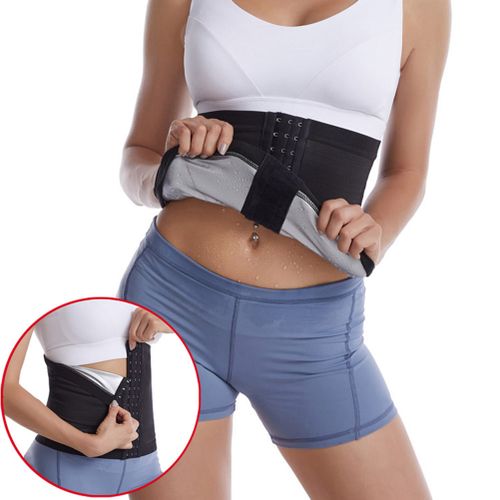 Generic (Sliver)Waist Sweaty Shaper Unisex Belly Wrap Workout