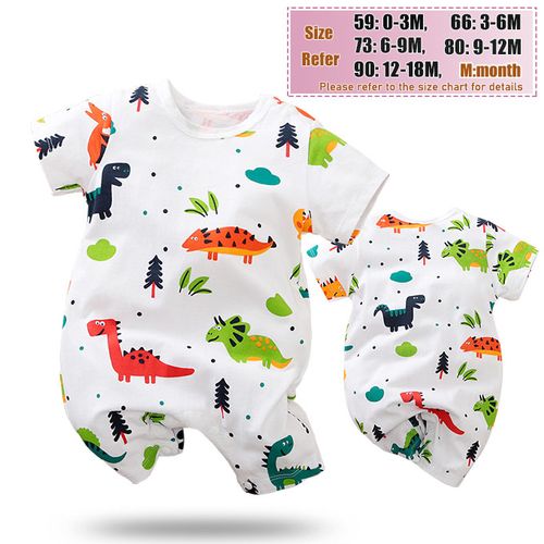 Fashion Summer Baby Bodysuits+Pants Toddler Baby Clothes Set 0-12M Unisex  Newborn Baby Boy Girls Short Sleeve Cotton Outfits