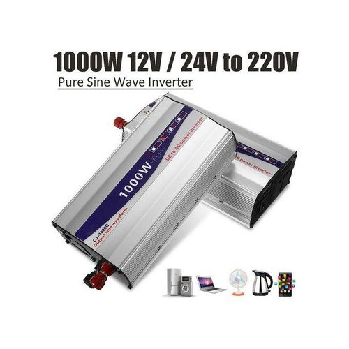 Generic 1000W Inverter 12V 220V 24V Dc To 110V Ac Pure Sine Wave ...