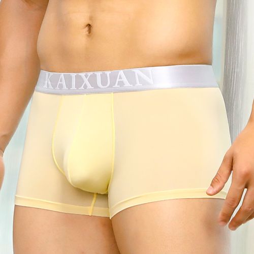 Seamless Men Boxers Luxury Boxers Underwear Spandex 3D Crotch