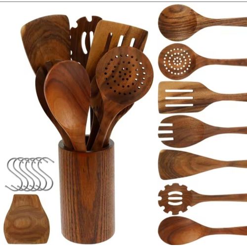 product_image_name-Generic-Bamboo Wooden Premium Quality Cutlery set Mwiko/ Spoon-3