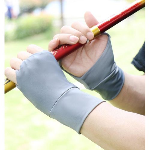 Generic Fishing Gloves Summer Men's Ice Silk Sun-Proof and