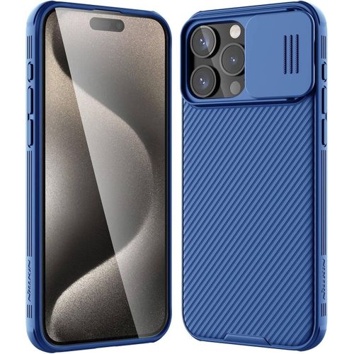 product_image_name-Nilkin-CamShield Camera Protective Shockproof Cover Case For IPhone 15 Pro Max Blue-1
