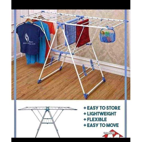 product_image_name-Generic-Foldable/Portable Clothes Drying And Hanging Rack(Assembled)-1