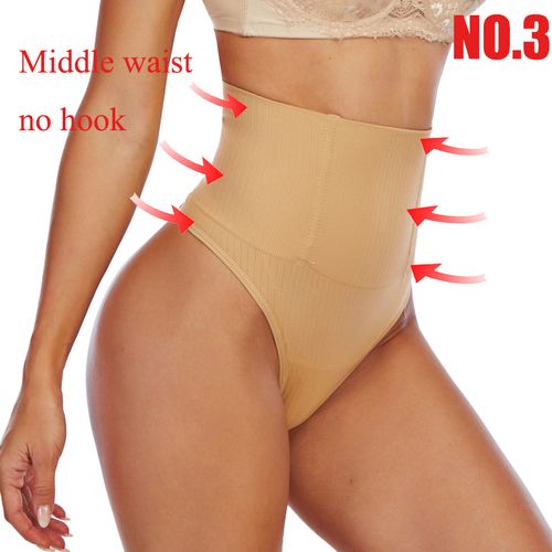 Women Fashion Lingerie Underwear Plus Size Shapewear Slim Waist Trainer Top  with G-String