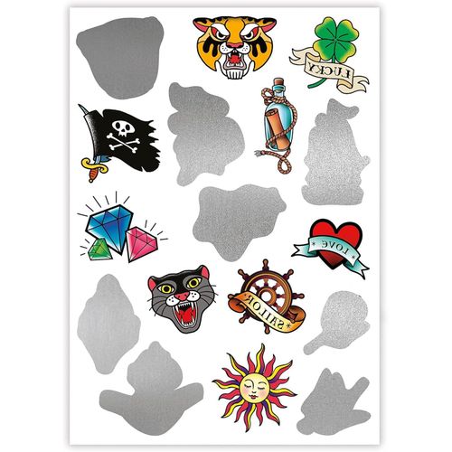 product_image_name-Clementoni-Crazy Chic Mystery Tattoo Temporary Tattoos for Kids-2