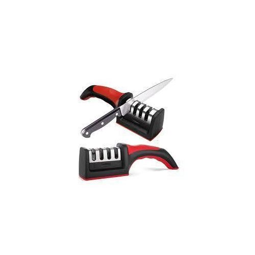 product_image_name-Generic-3-Stage Professional Manual Knife Sharpener, Tungsten Diamond & Ceramic Sharpening Tool With Non-Slip Base For Kitchen Blades-2