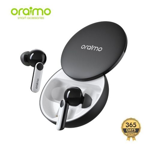 product_image_name-Oraimo-FreePods 4 ANC Noise Cancellation True Wireless Earbuds - Black/White-1