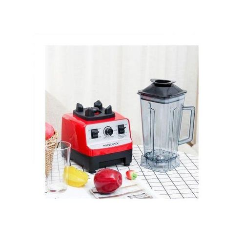 product_image_name-Generic-Sokany Heavy Duty Professional Blender 4500W Commercial Grade Bar Blender With 2L jar For Shakes,Smoothies,Ice Crushing,Frozen Fruits,Soups, Dry Grinding-3