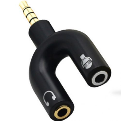 Microphone and Headphone Audio Jack Splitter