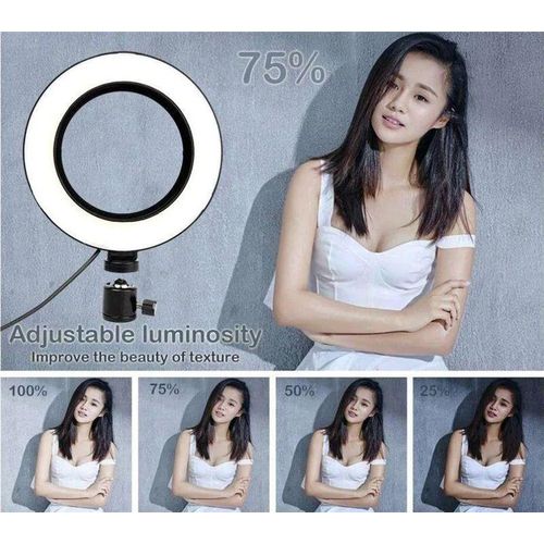 product_image_name-Generic-10-Inch Tripod LED Makeup Ring Light with Remote and Adjustable Color Temperature-2