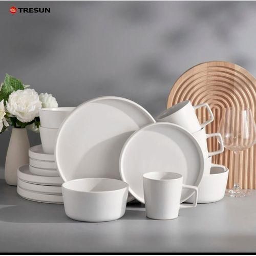 product_image_name-Generic-16 pcs dinner set  Well finished Porcelain dinner set white   -2