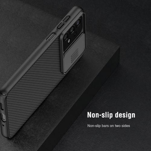 product_image_name-Generic-Nilkin For Samsung Galaxy A33 5G CamShield Slide Camera Cover Wear-resistant Ultra-slim PC Hard Mobile Phone Cover - Black-3