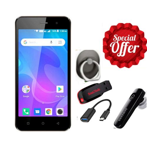 Safaricom Neon Ray Pro,black,5.5'',1GB RAM+16GB ROM,4G,2500mAh+ Gifts