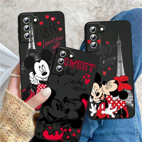 Coque de téléphone Minnie tureMouse, coque noire Funda, Samsung Galaxy S23,  S22, S21, S20, FE Ultra Pro Lite, S10, S10E, S9 Plus, 5G - AliExpress