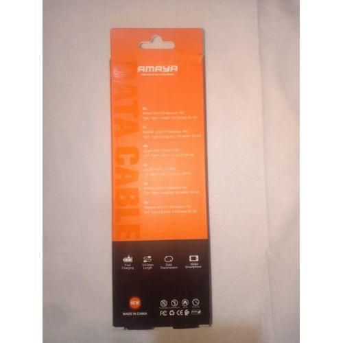 product_image_name-Amaya-3A fast charge USB to type-C cable (1m)-3