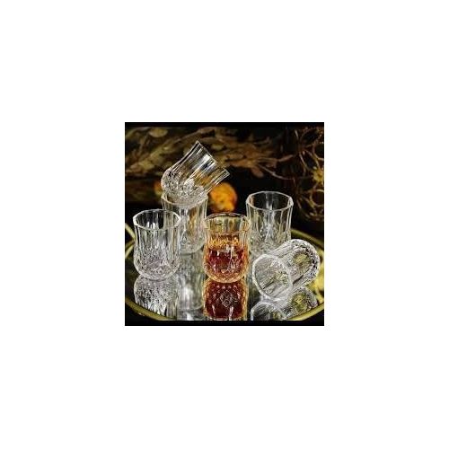 product_image_name-Generic-6-Piece Diamond Pattern Short Drinking Glass Set – 320ml Heavy-Base Tumblers for Water & Juice-1