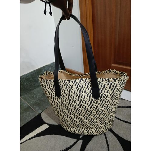 product_image_name-Generic-Women braided basket shoulder bag -1