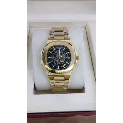 product_image_name-Generic-Modern Patek Automatic Men's Watch with Stainless Steel Strap, Clear Display, and Precision Engineering-1