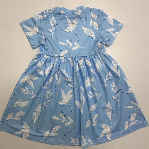 product_image_name-Catpapa-4-7 years baby blue maple fashion dress for parties, outdoor activities, comfortable and cool, easy to clean-4