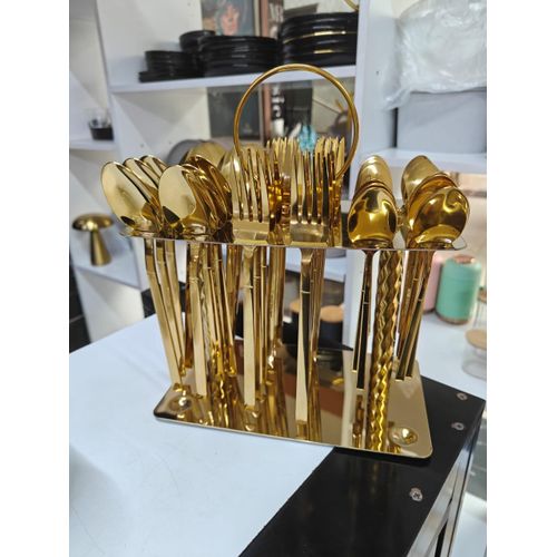 product_image_name-Generic-36 Pcs Cutlery Set – Gold Edition-1