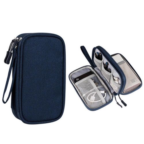 product_image_name-Generic-Electronic Organizer, Travel Cable Organizer Bag Pouch Electronic Accessories Carry Case Portable Waterproof Double Layers All-in-One Storage Bag for Cable, Cord, Charger, Phone-1