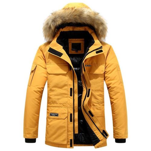  Men's Casual Hooded Jackets Thick Cotton Jackets Plus