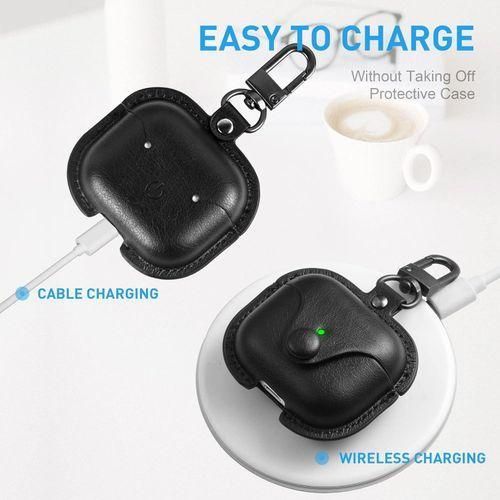 product_image_name-Generic-Apple AirPods 3 Case Leather Protective Cover for AirPods 3rd Gen, Enhanced Safety for Wireless Earbuds-3