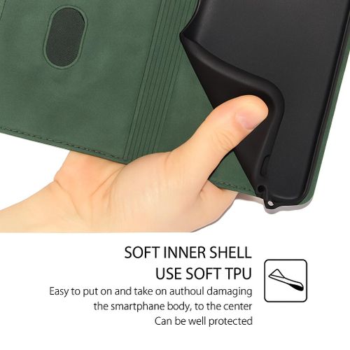 product_image_name-Generic-Itel S23 Plus Luxury Premium Leather Flip Wallet Magnetic Cover Case – Green, Card Slots, Kickstand, Shockproof, Magnetic Closure-6