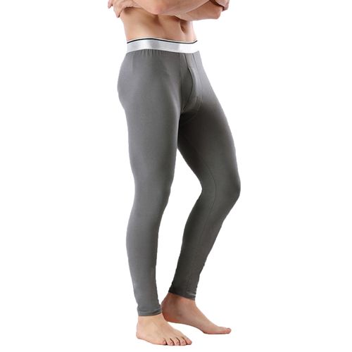 Generic (Thin Dark Gray)Mens Mid Waist Front Bulge Pouch Thermal