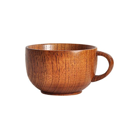 Wooden Beer Cup Retro Big Capacity Tea Water Classic Wood Drinking Mug