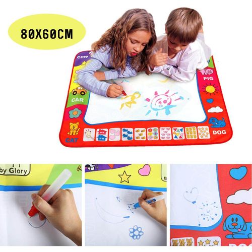 Water drawing mat clearance with magic pen