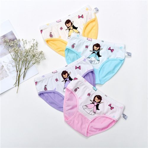 Underwear Woman 4 Units / Lot Girls Panties The Kids Underwear