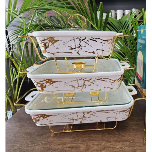 product_image_name-Generic-Luxury White & Gold Ceramic Chafing Dish Set-1